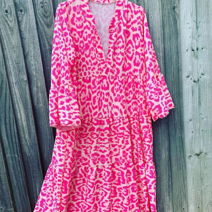 Heidi-Mode | Stilvolles Sommerkleid mit Leopardenmuster - Image 6