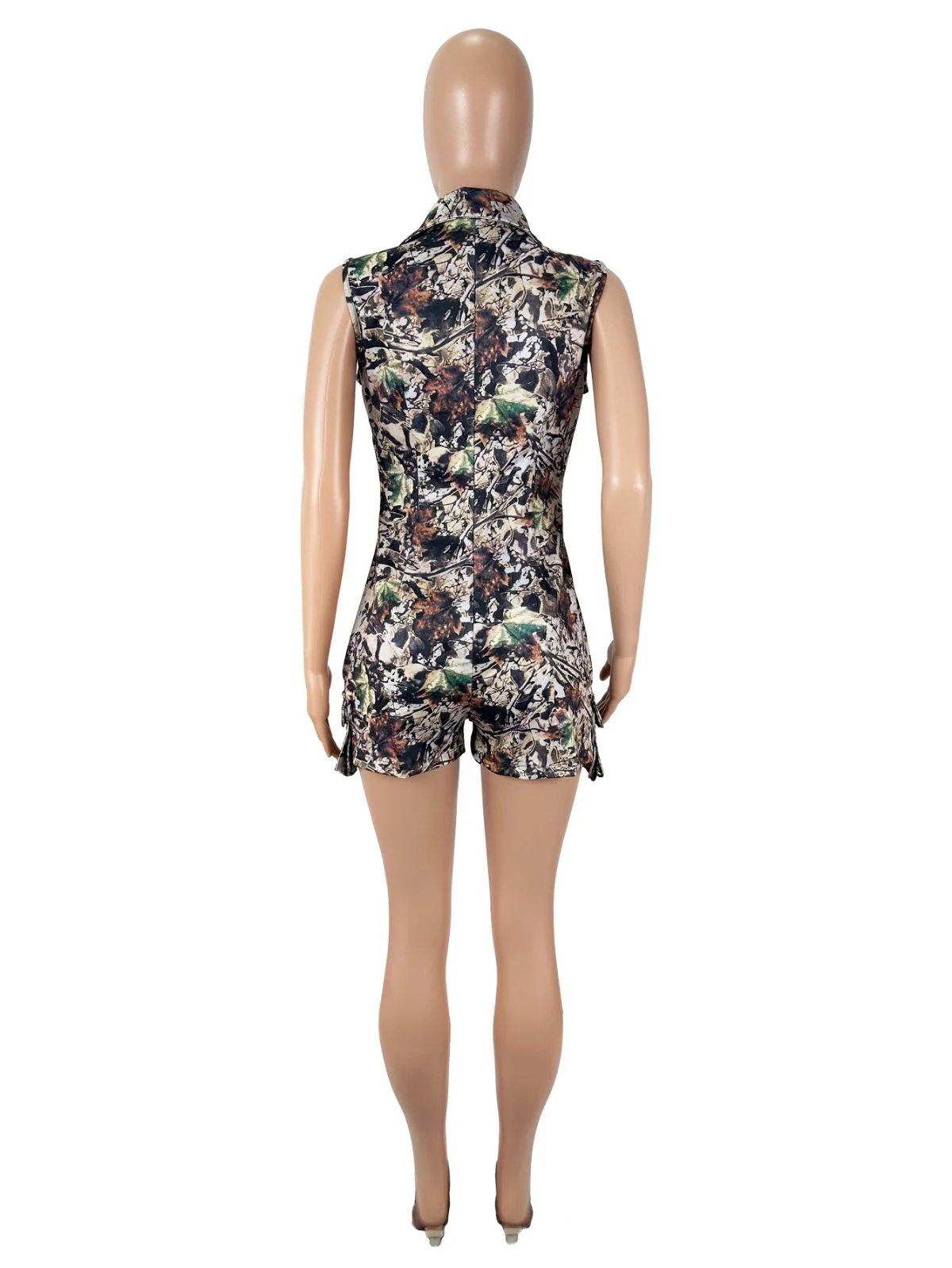 Heidi Mode | Strampler mit V-Ausschnitt und Camouflage-Print - Image 5
