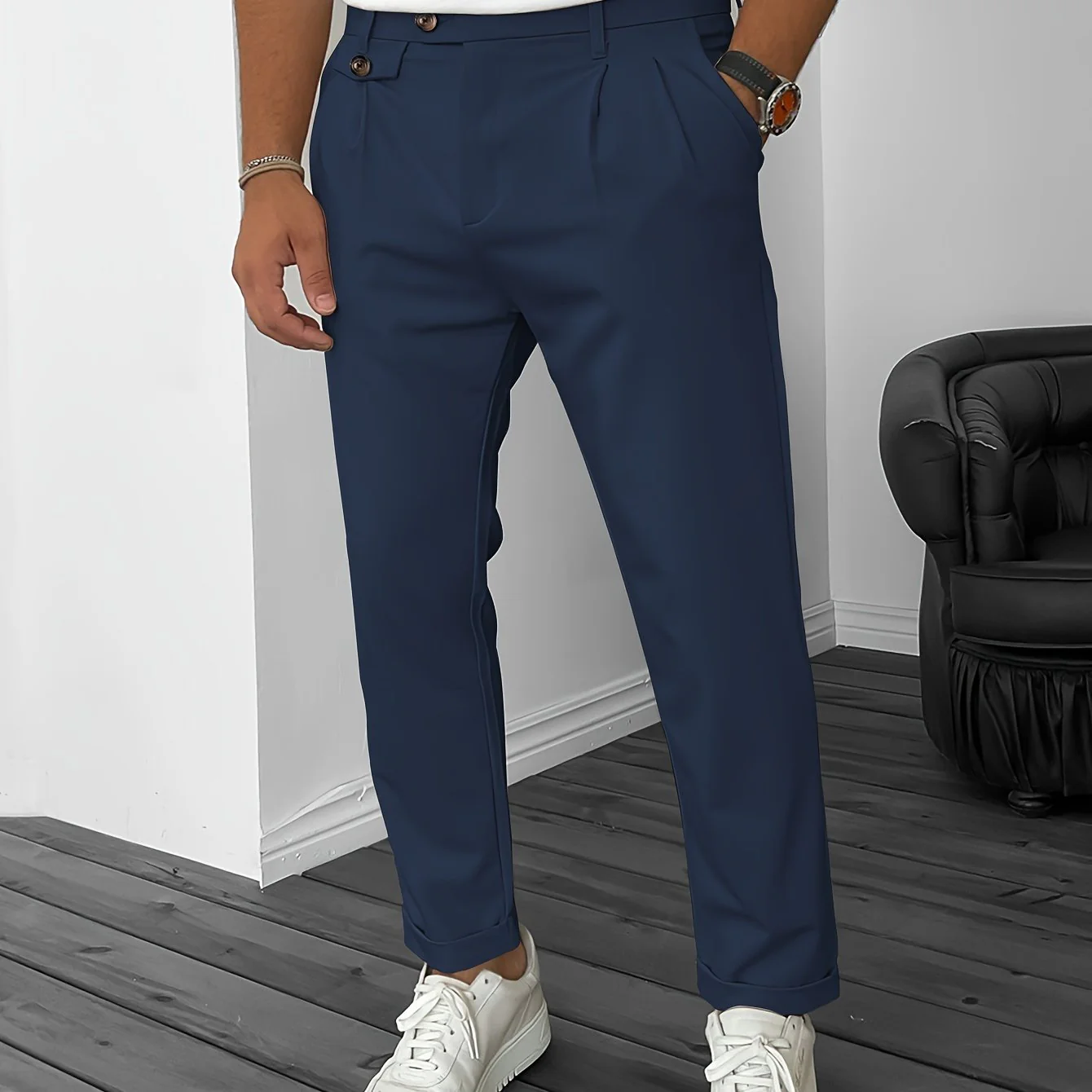 Heidi-Mode | Stretch Herrenhose für Geschäftliche Bankette - Image 10