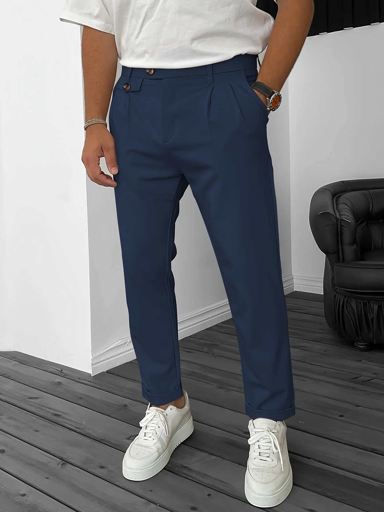 Heidi-Mode | Stretch Herrenhose für Geschäftliche Bankette - Image 15