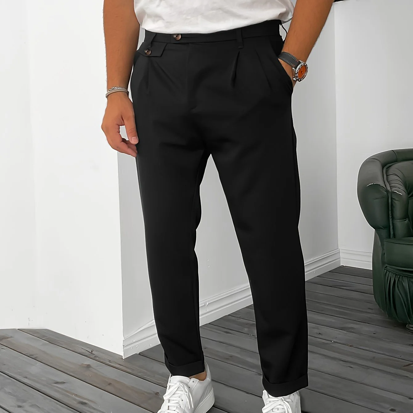 Heidi-Mode | Stretch Herrenhose für Geschäftliche Bankette - Image 6