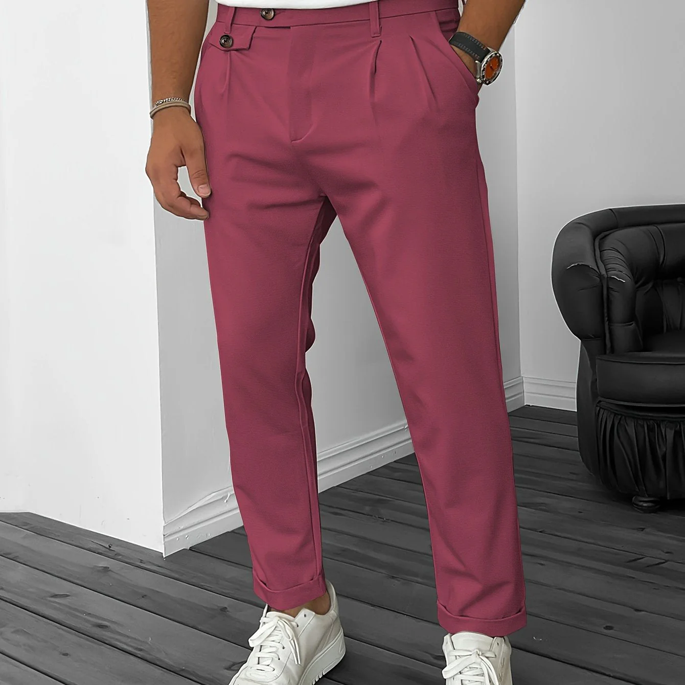Heidi-Mode | Stretch Herrenhose für Geschäftliche Bankette - Image 7