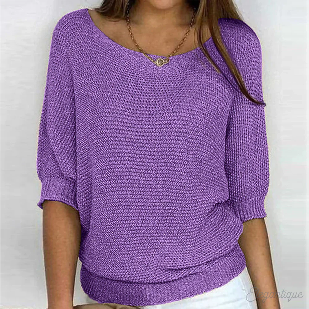Heidi-Mode | Strick Lässig Damenpullover Bequemer und Stylischer Pullover - Image 10