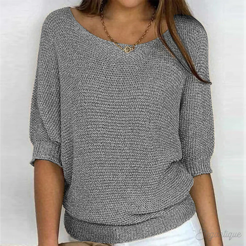 Heidi-Mode | Strick Lässig Damenpullover Bequemer und Stylischer Pullover - Image 6