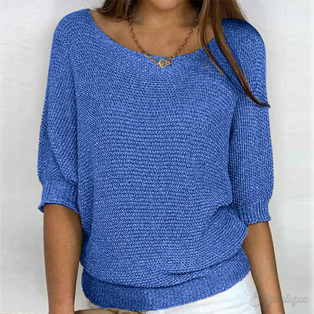 Heidi-Mode | Strick Lässig Damenpullover Bequemer und Stylischer Pullover - Image 7