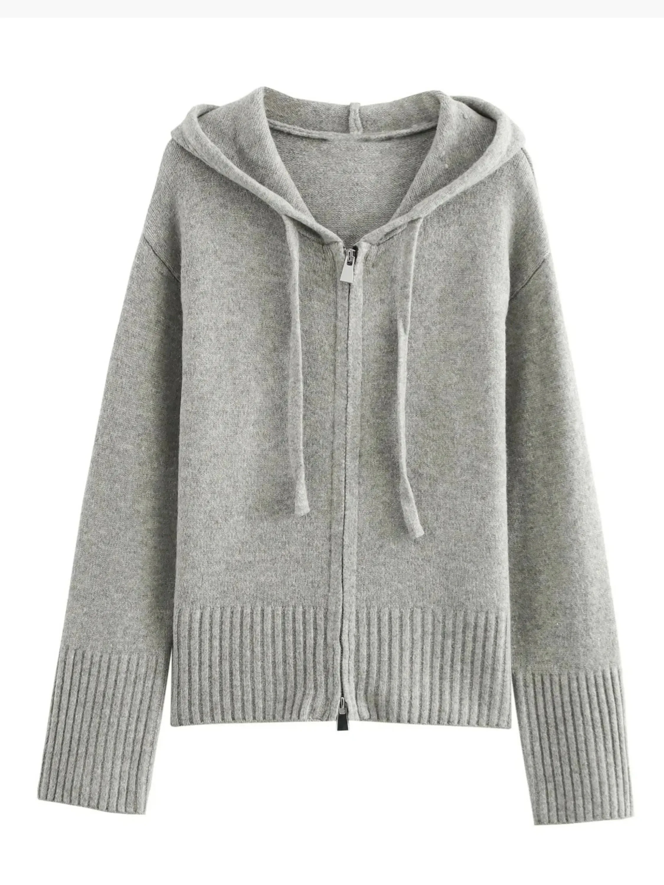Heidi-Mode | Strickjacke mit Kapuze und Reißverschluss - Image 6