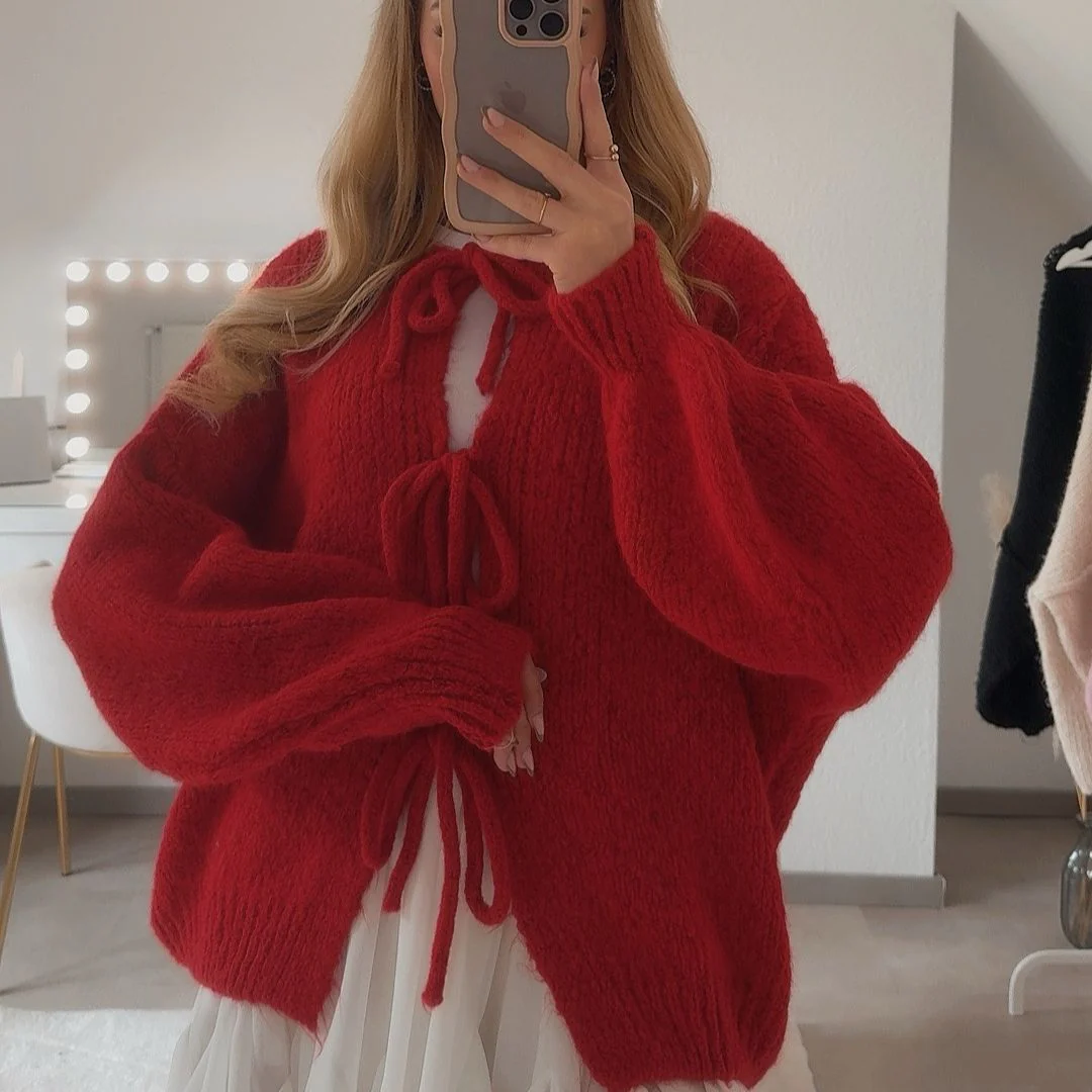 Heidi-Mode | Strickjacke mit Schleifen - Image 11