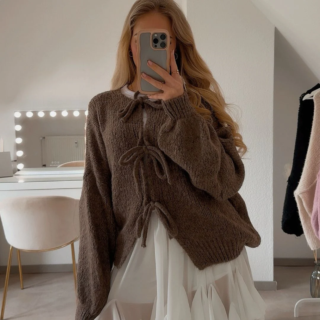 Heidi-Mode | Strickjacke mit Schleifen - Image 3