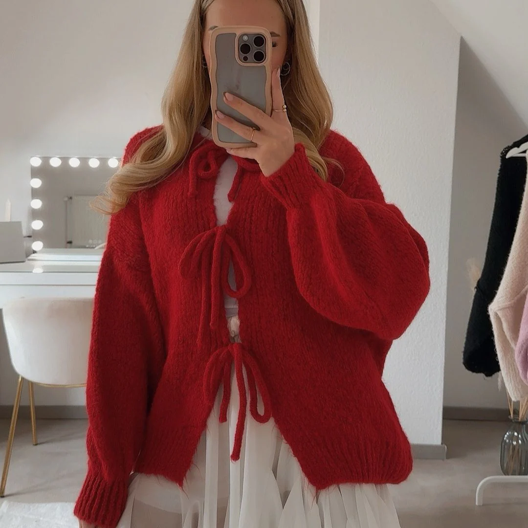 Heidi-Mode | Strickjacke mit Schleifen - Image 4
