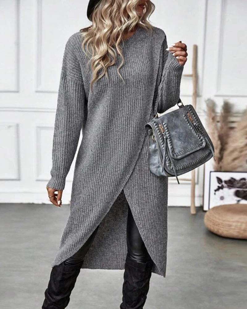 Heidi-Mode | Strickpullover für Modernen Komfort und Mühelosen Stil für Frauen - Image 2