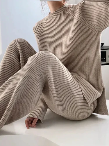 Heidi-Mode | Strickset Aus Weichem Rippstrick - Image 3