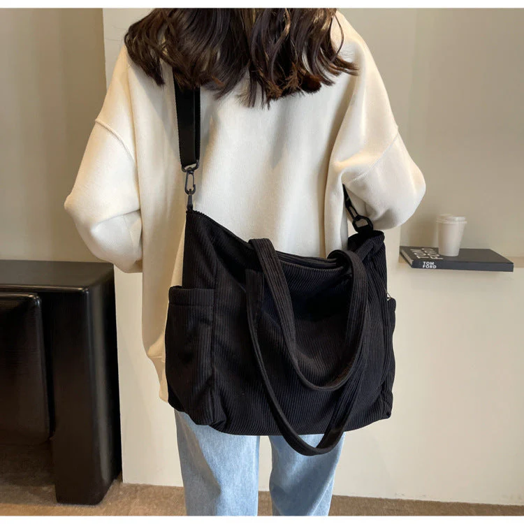 Heidi-Mode | Student Tote Cordtasche - Image 5