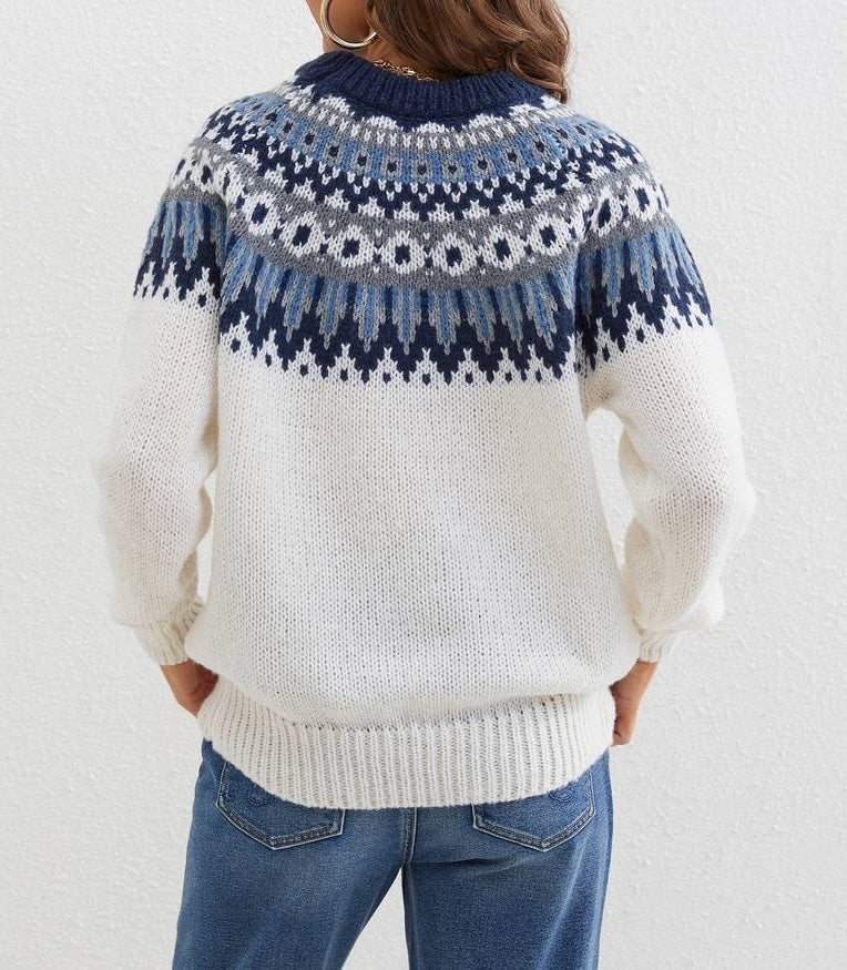 Heidi-Mode | Stylischer ethnischer gemusterter Pullover - Image 4