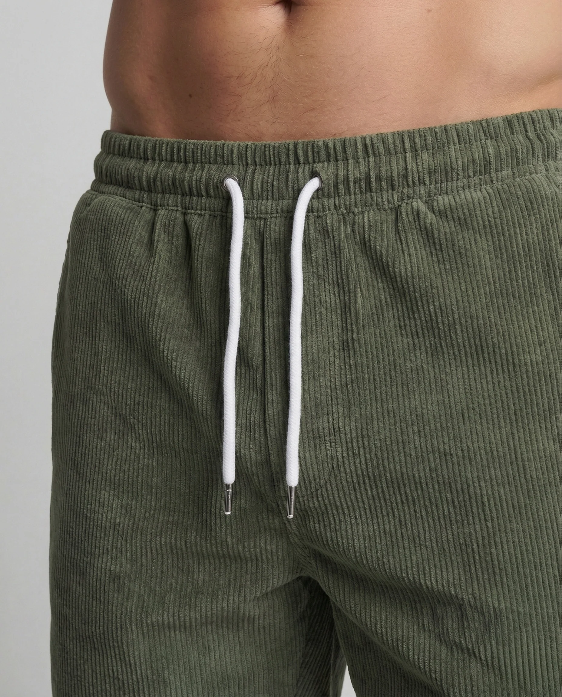 Herren Cord Shorts mit Regulärer Passform & Verstellbarem Bund | Heidi-Mode - Image 3