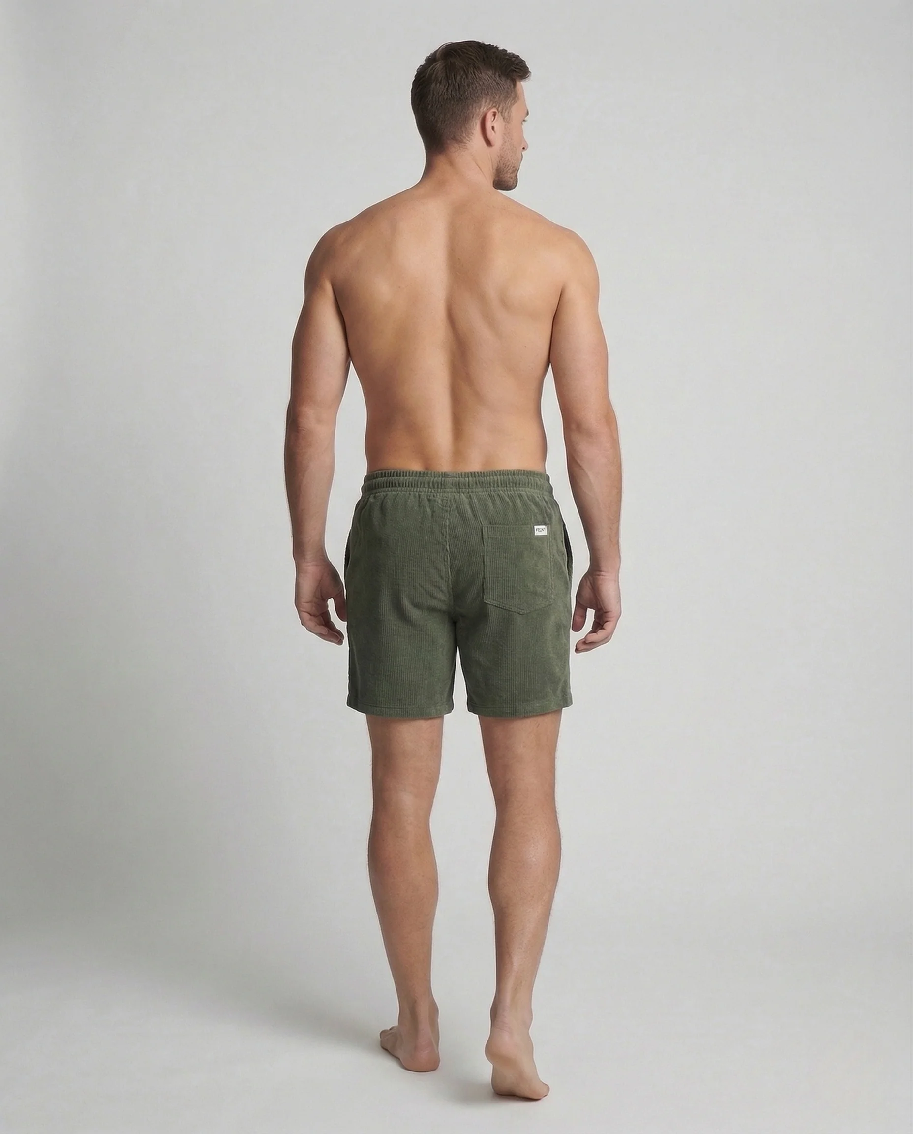 Herren Cord Shorts mit Regulärer Passform & Verstellbarem Bund | Heidi-Mode - Image 4