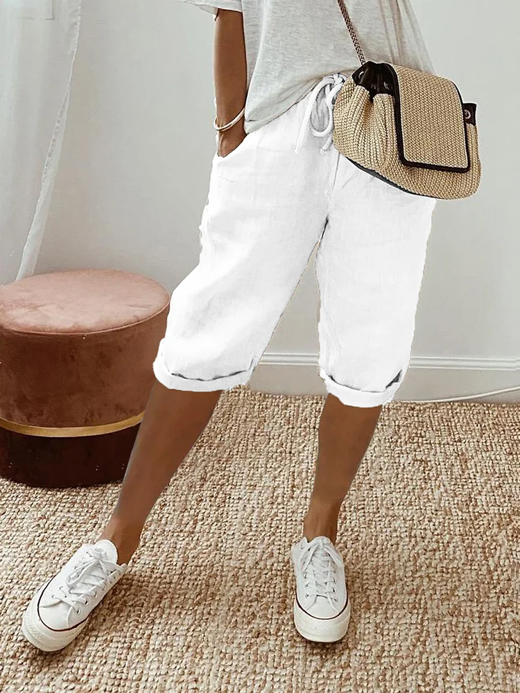 Heidi-Mode | Stylische Baumwoll Leinen Hosen für Frauen - Image 5