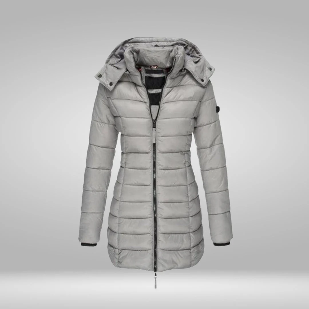 Heidi-Mode | Stylischer Langer Mantel mit Weichem Innenfutter und Kapuze - Image 5