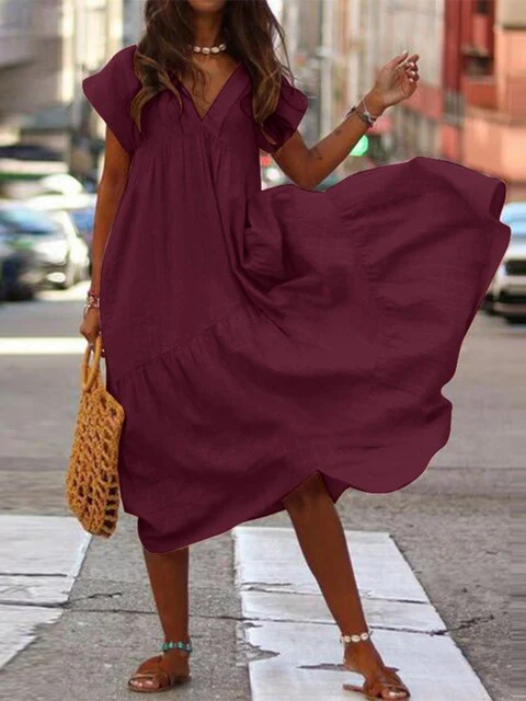 Heidi-Mode | Stylisches Sommerkleid mit Kurzen Ärmeln - Image 6