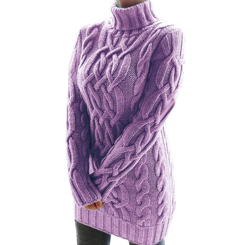 Heidi-Mode | Halte Dich Kuschelig Warm mit Diesem Stylischen Strickkleid - Image 2