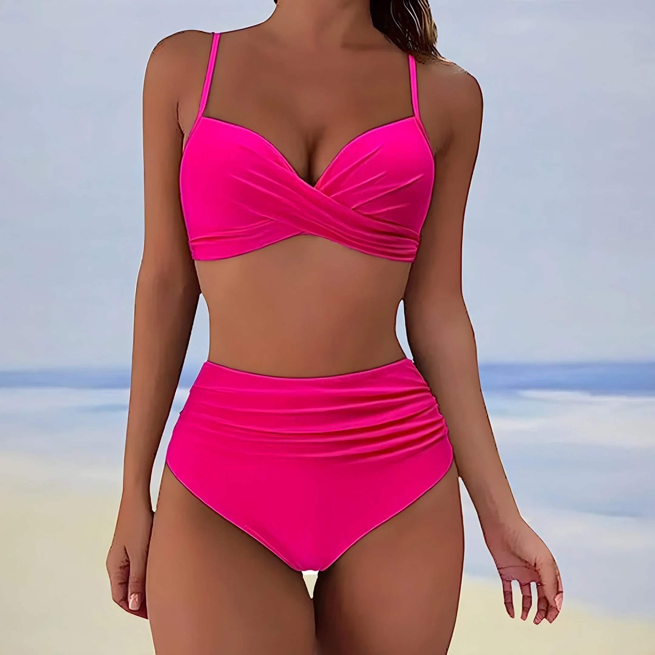 Heidi-Mode | Stylischer High-Waisted Bikini - Image 8