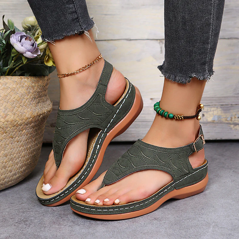 Heidi-Mode | Stylishe Orthopädische Zehensandalen für Damen - Image 4