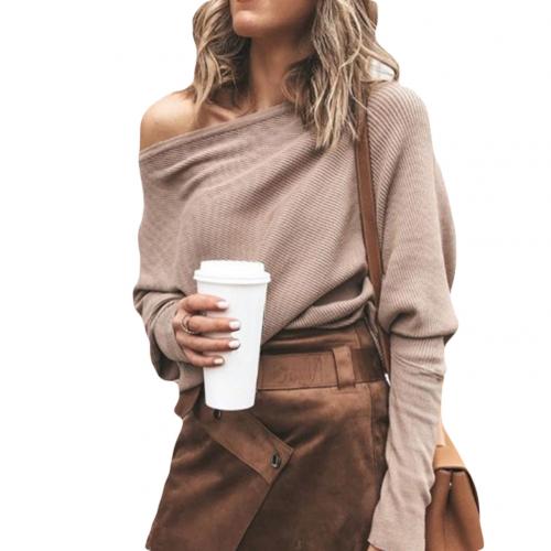 Heidi-Mode | Sweater Trendiger Weicher Schulterfreier Pullover - Image 4
