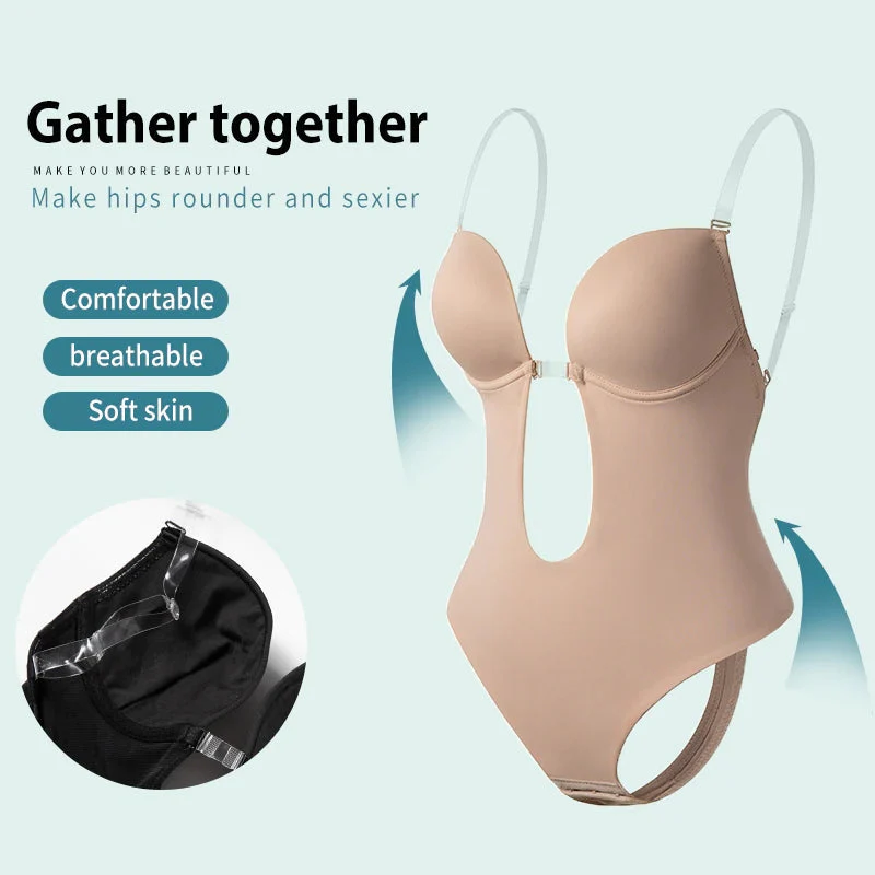 Heidi-Mode | Tiefer V-Ausschnitt Körperformender Bodysuit - Image 12