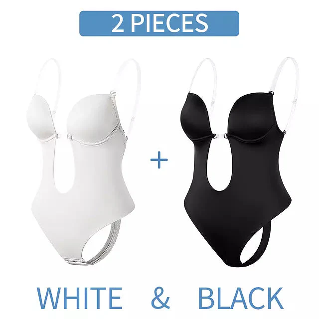 Heidi-Mode | Tiefer V-Ausschnitt Körperformender Bodysuit - Image 23