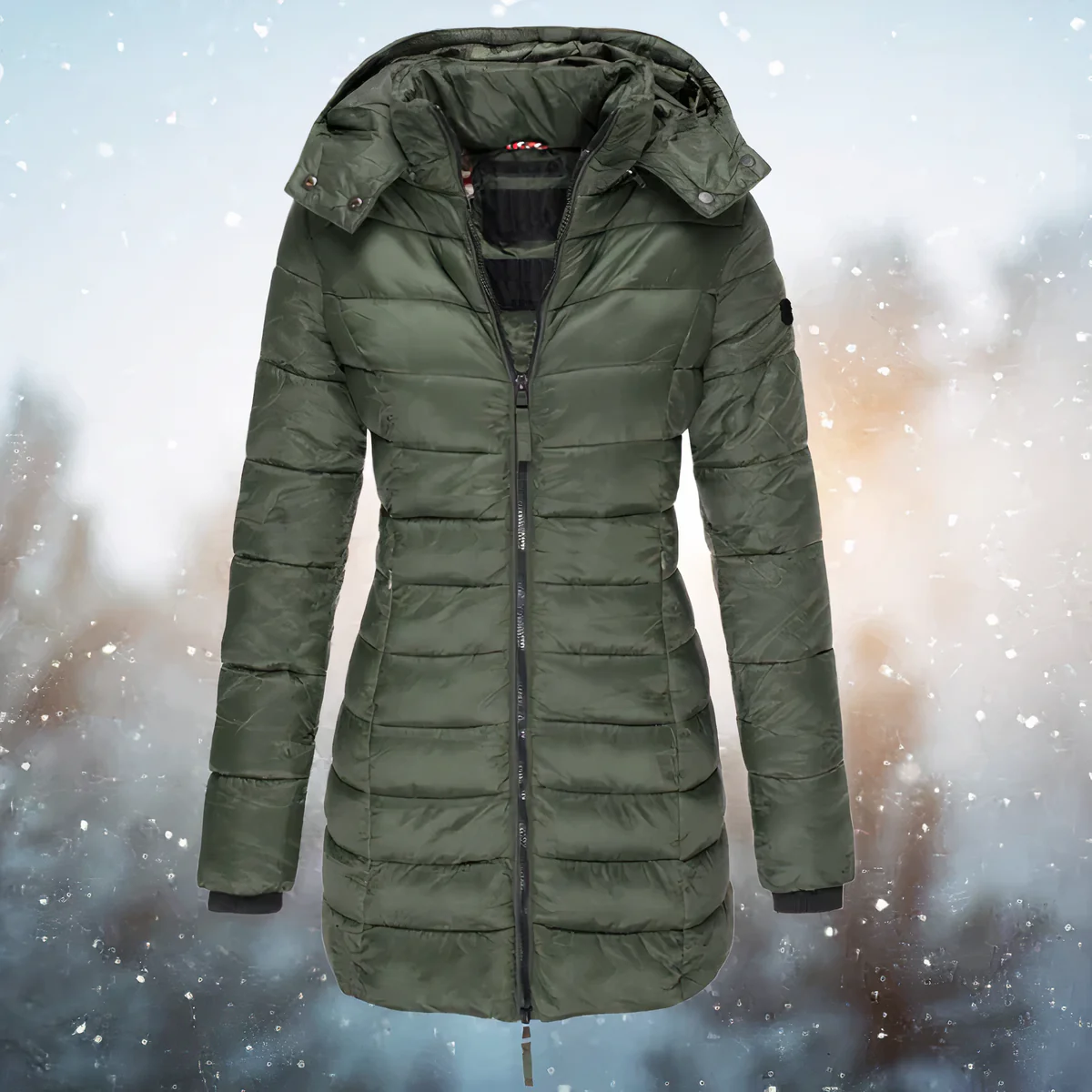 Heidi-Mode | Taillierter Winter-Puffermantel für Damen - Image 3