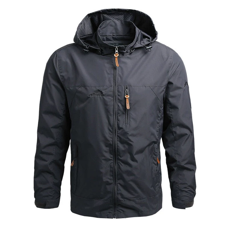 Heidi-Mode | Taktische Wasserdichte Herrenjacke mit Kapuze - Outdoor-Herrenjacke - Image 3