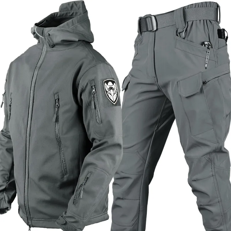 Heidi-Mode | Taktische Wind und Wasserdichte Outdoor-Jacke und Hose - Image 2