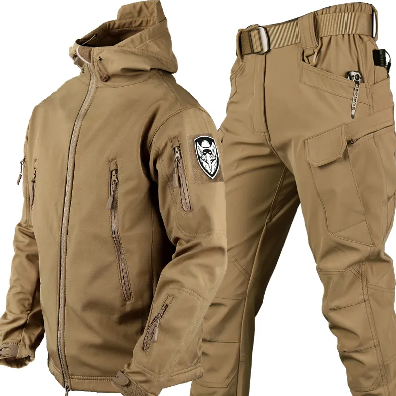 Heidi-Mode | Taktische Wind und Wasserdichte Outdoor-Jacke und Hose - Image 3