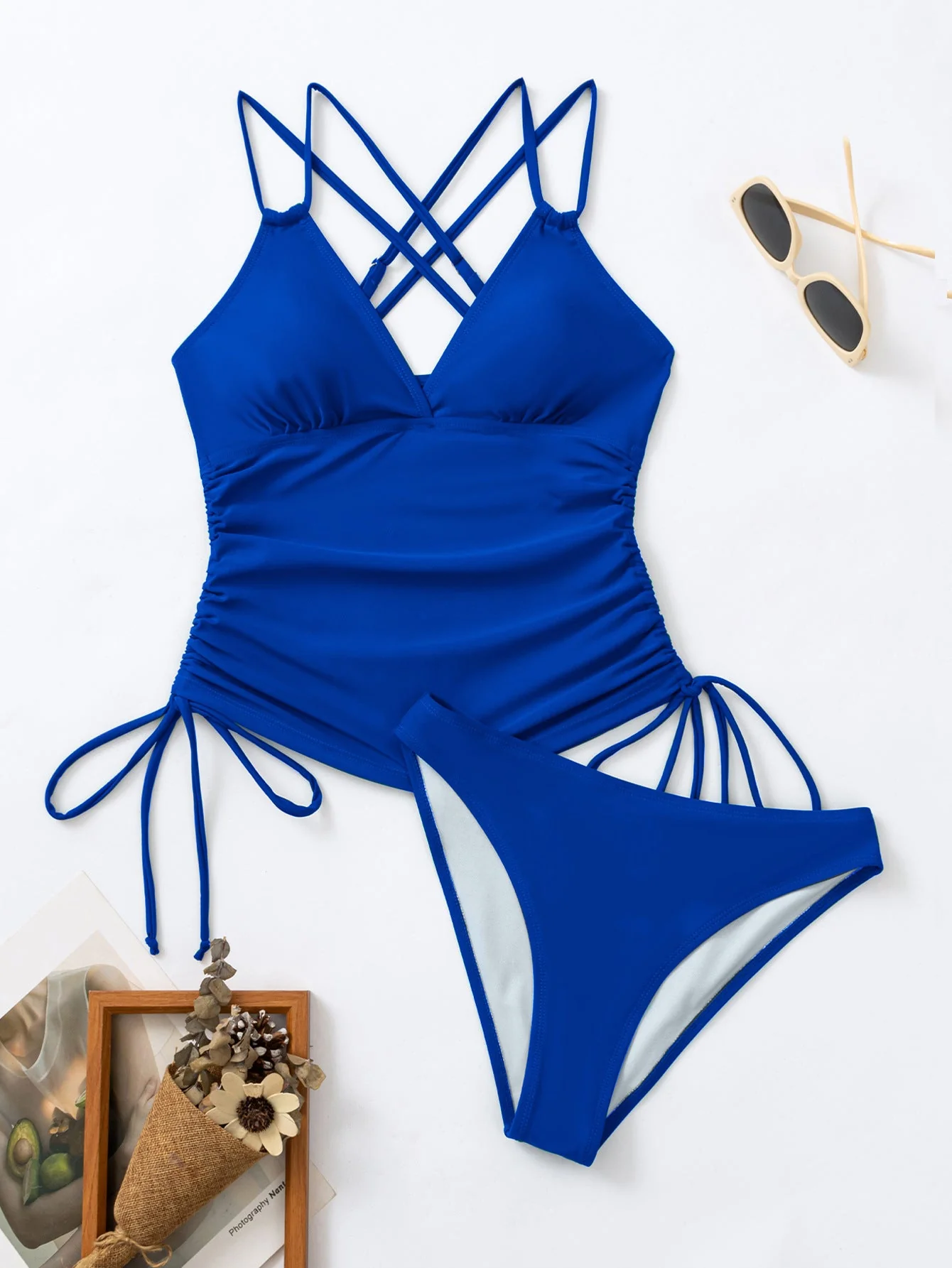 Heidi-Mode | Tankini-Badeanzug mit Überkreuzten Trägern - Image 23