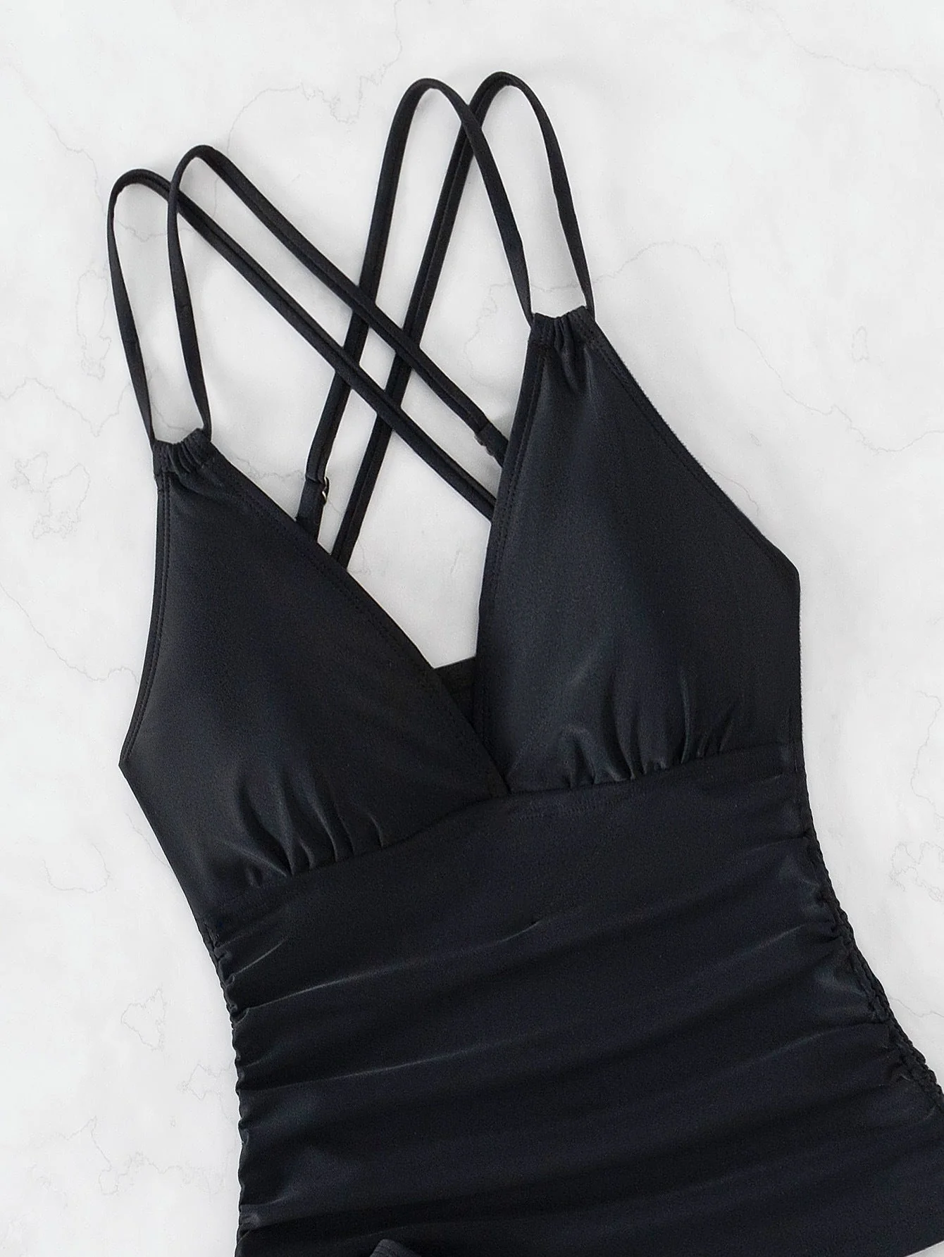Heidi-Mode | Tankini-Badeanzug mit Überkreuzten Trägern - Image 6