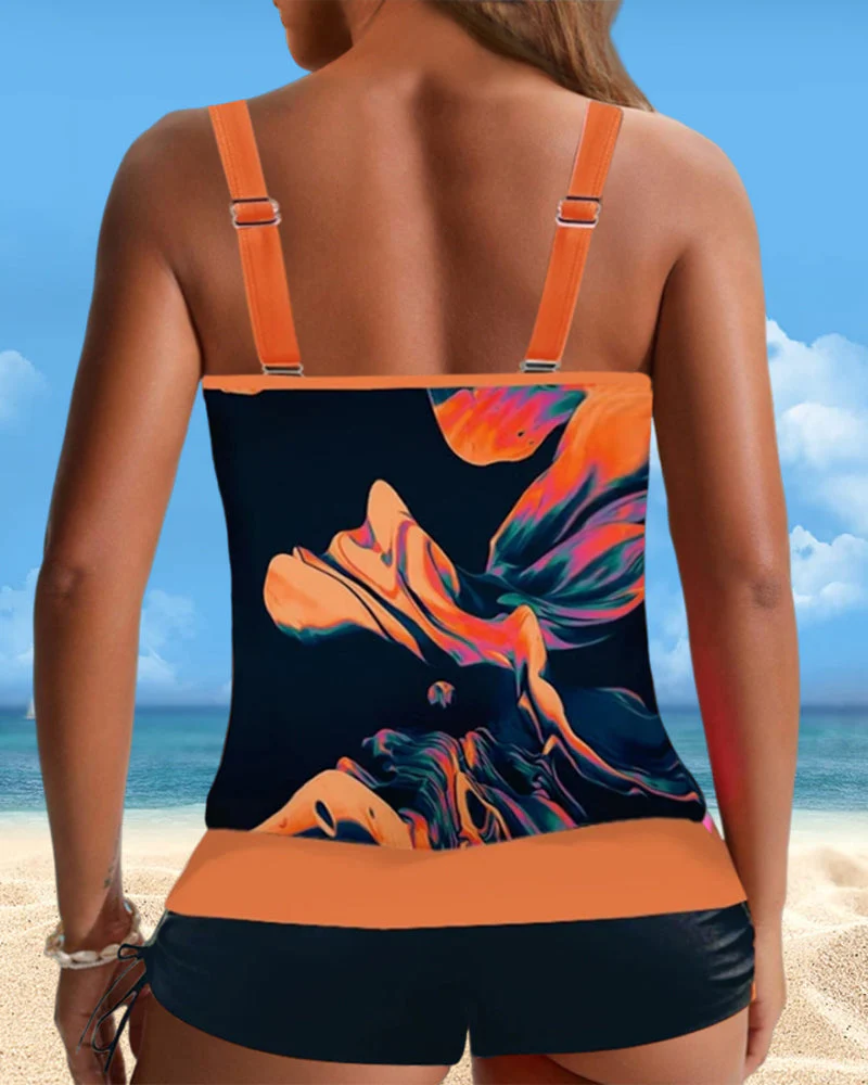 Heidi-Mode | Tankini Badeanzug mit Stilvollem Druck - Image 5