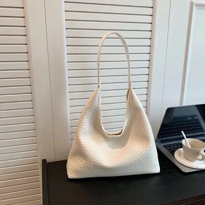 Heidi-Mode | Tasche Vegan Leder Alltag Gewebte Tasche Schultertasche - Image 16