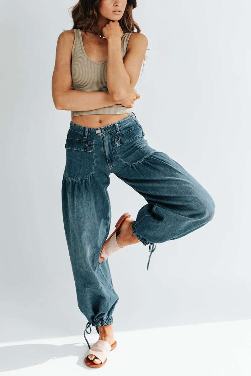 Heidi-Mode | Taschen Schnürung Ballon Jeans - Image 12