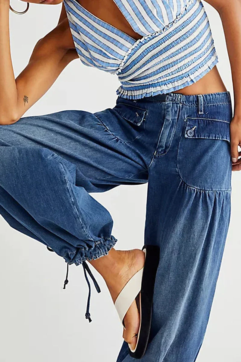 Heidi-Mode | Taschen Schnürung Ballon Jeans - Image 13