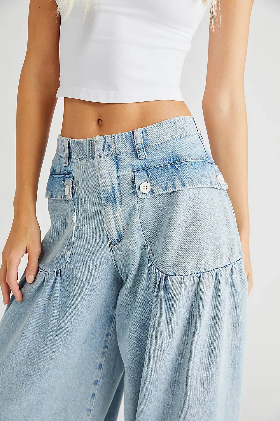 Heidi-Mode | Taschen Schnürung Ballon Jeans - Image 14