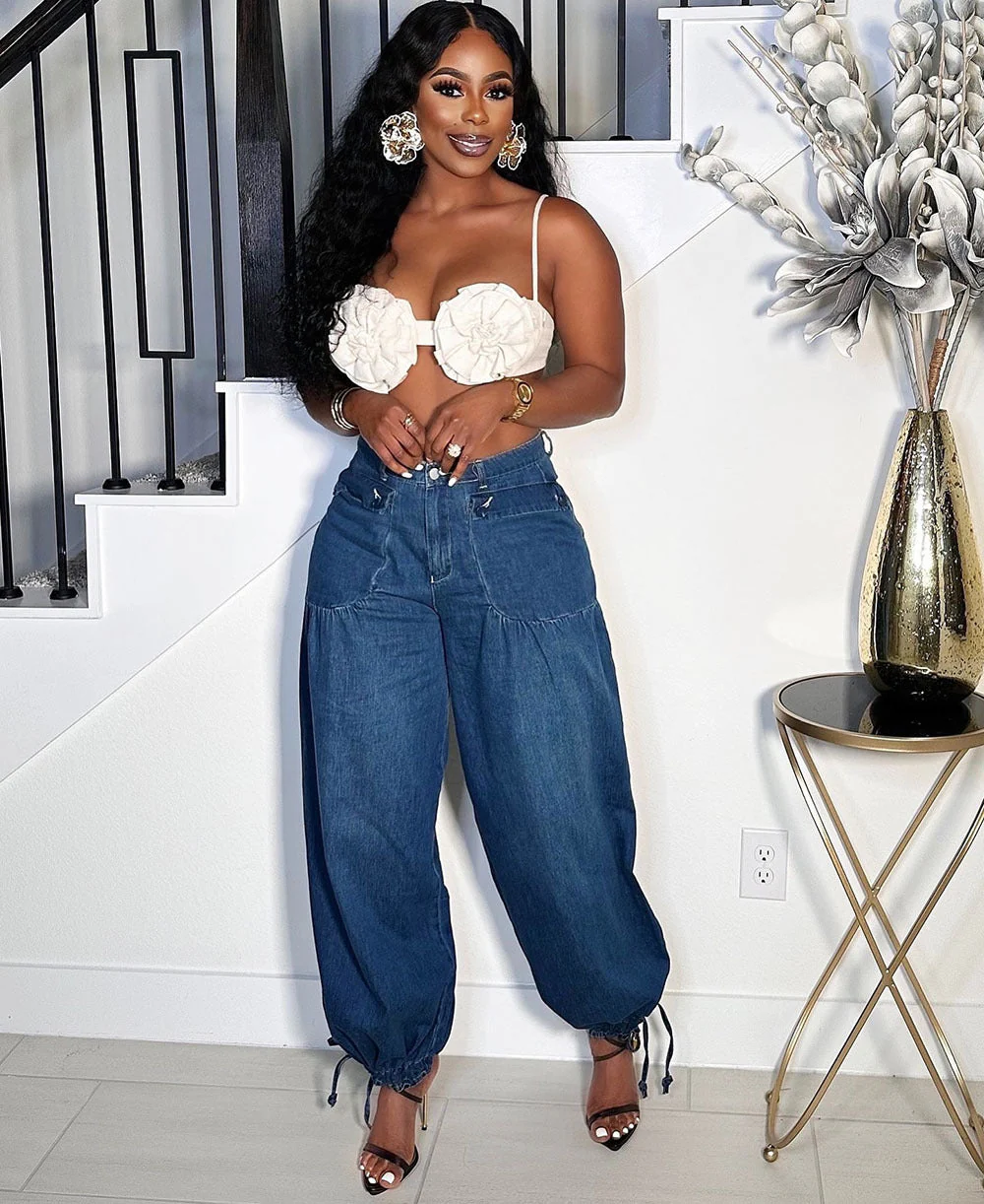 Heidi-Mode | Taschen Schnürung Ballon Jeans - Image 21