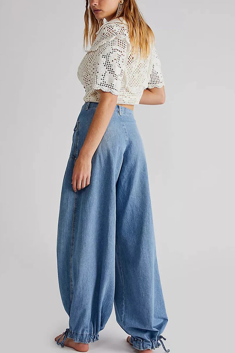 Heidi-Mode | Taschen Schnürung Ballon Jeans - Image 6