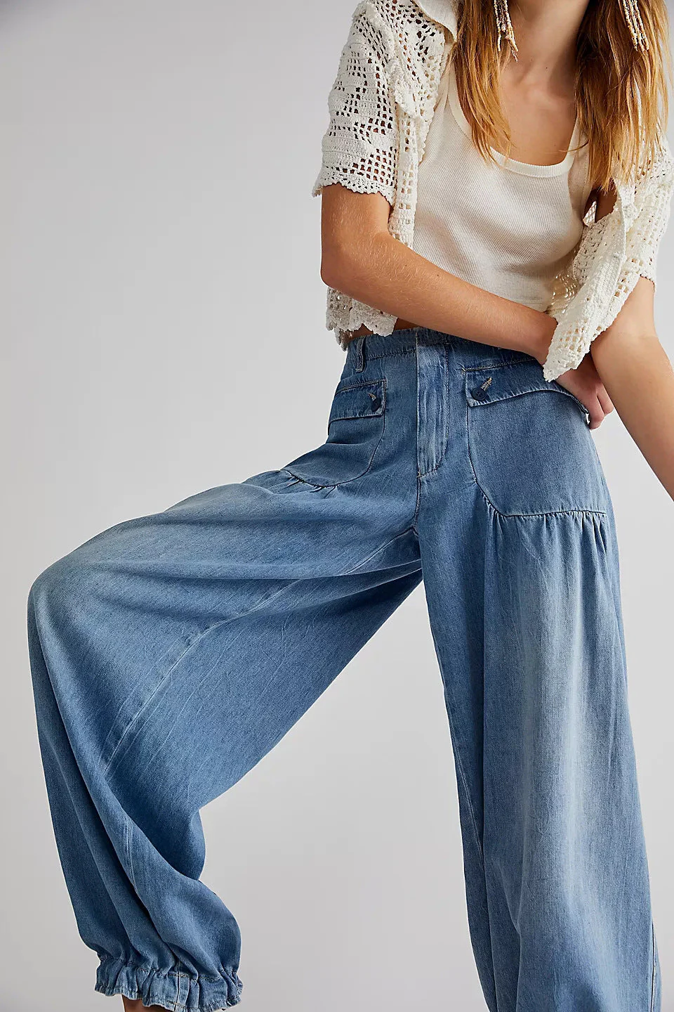 Heidi-Mode | Taschen Schnürung Ballon Jeans - Image 7