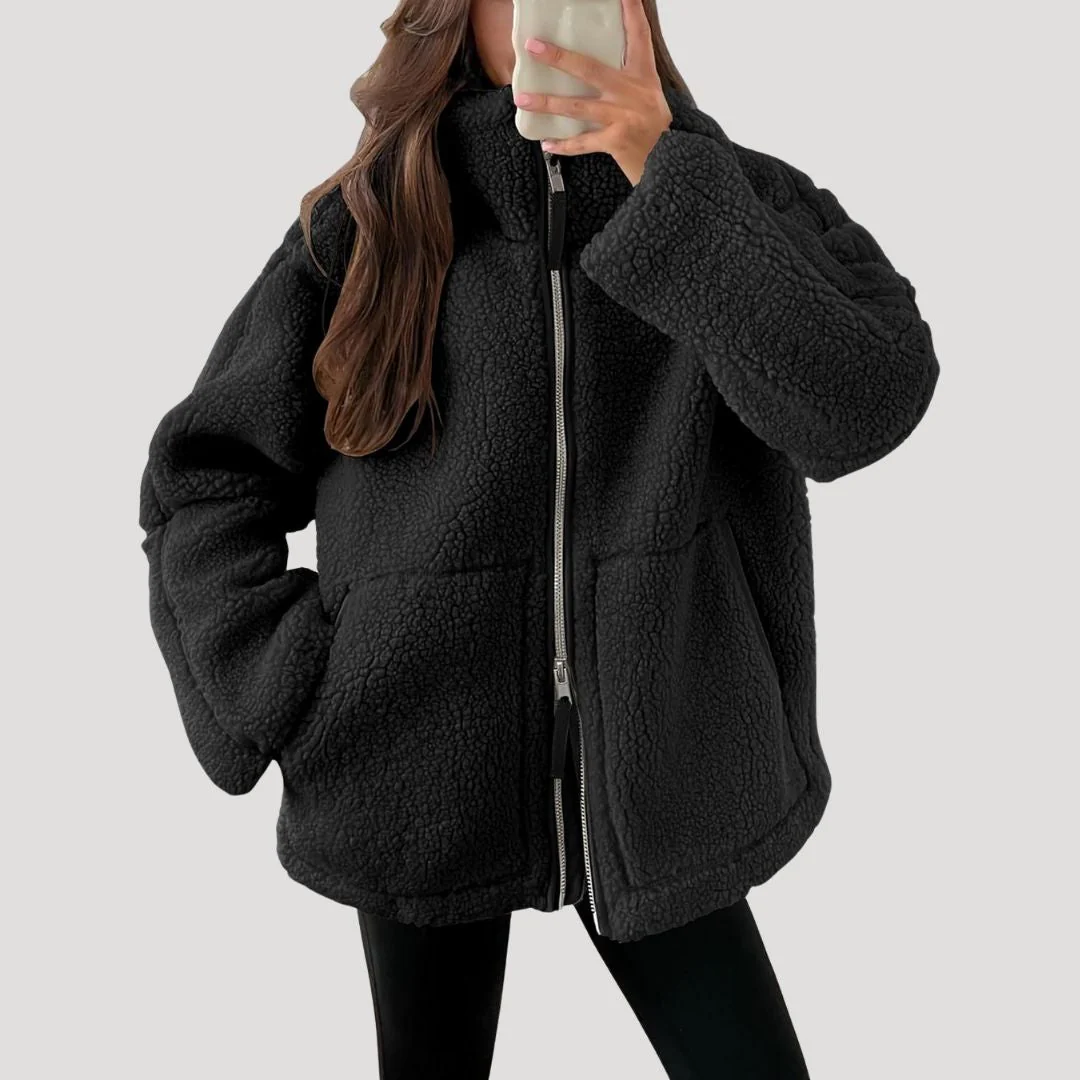 Heidi-Mode | Teddy Fleece Jacke Warm Weich und Bequem - Image 6