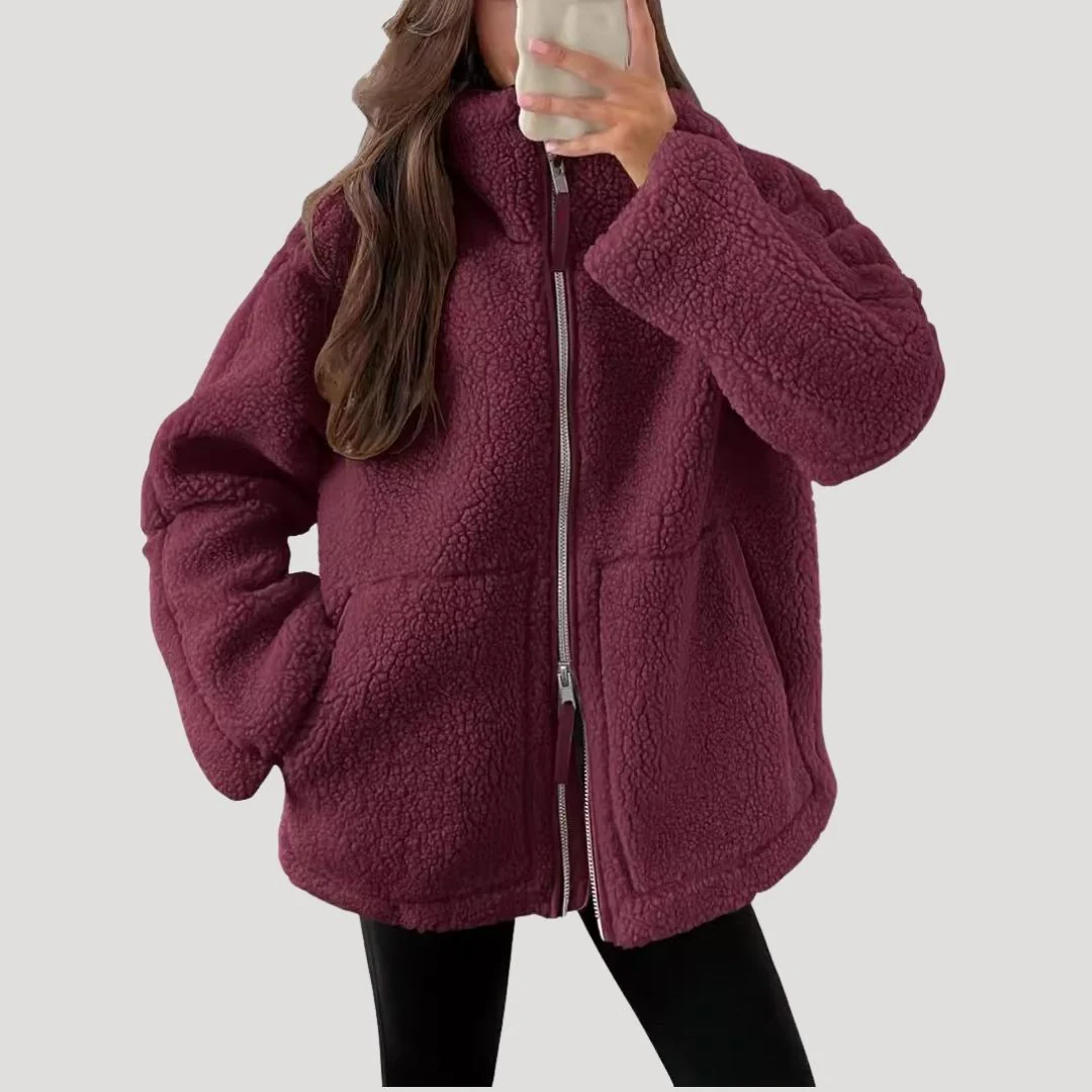 Heidi-Mode | Teddy Fleece Jacke Warm Weich und Bequem - Image 8