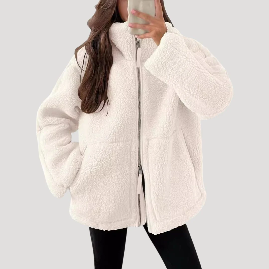 Heidi-Mode | Teddy Fleece Jacke Warm Weich und Bequem - Image 9