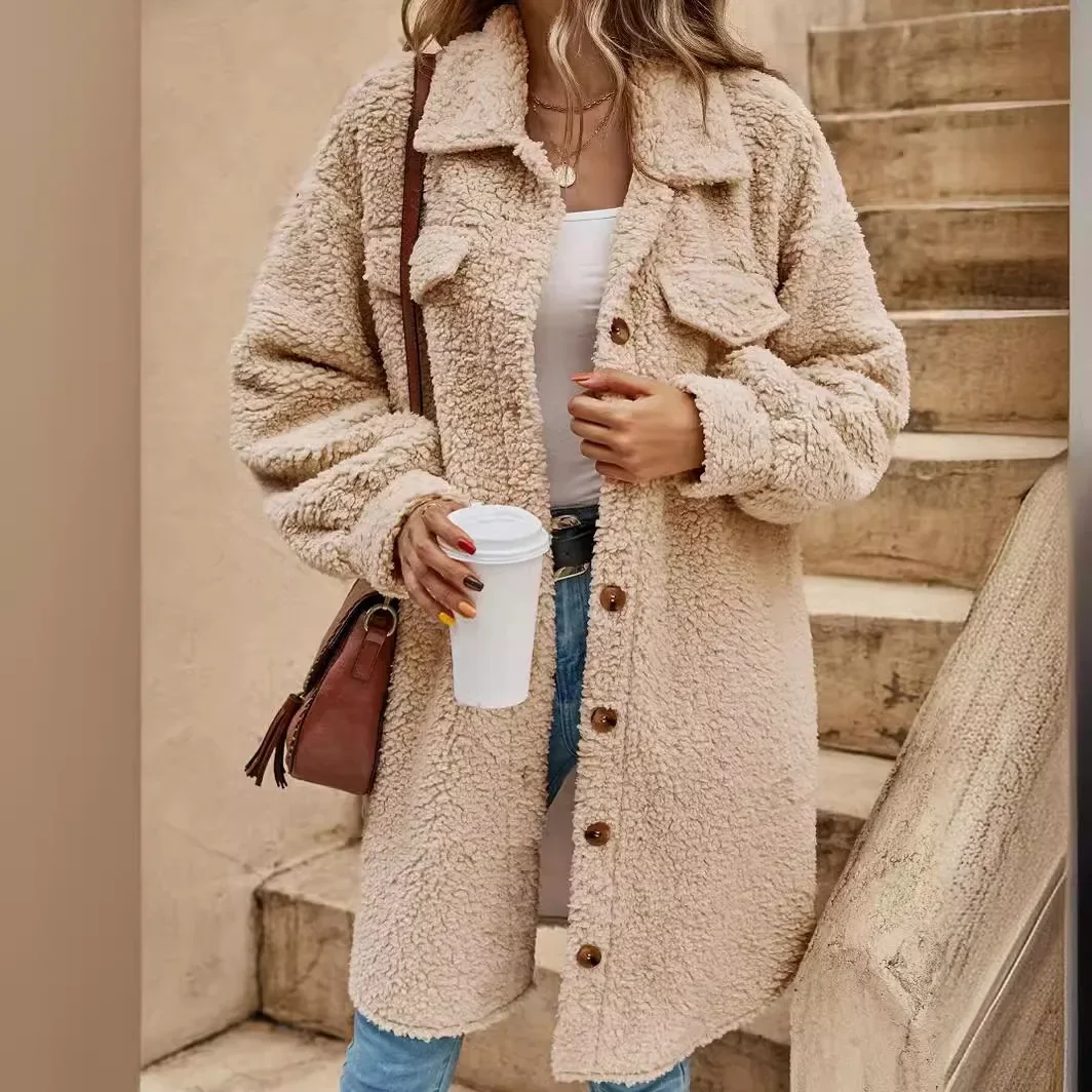 Heidi-Mode | Teddyjacke - Bequeme Lange Damenjacke - Image 7