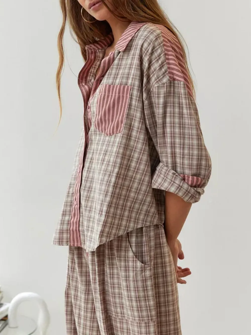 Heidi-Mode | Teilige Lässige Pyjama-Set - Entspannte Damen Schlafmode - Image 6