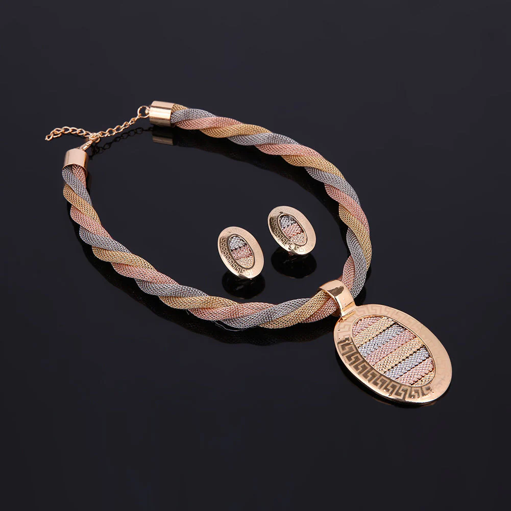 Heidi-Mode | Teiliges Set Halskette, Ohrringe und Armbänder - Image 5