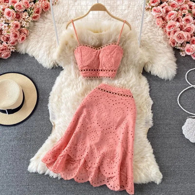 Heidi-Mode | Top And Skirt With Ruffles - Image 2