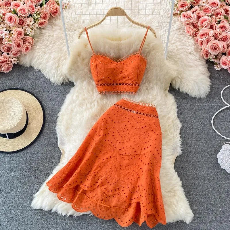Heidi-Mode | Top And Skirt With Ruffles - Image 7